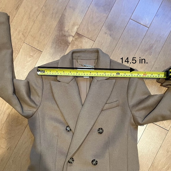Michael Kors Camel Wool-Blend Jacket - Picture 5 of 11